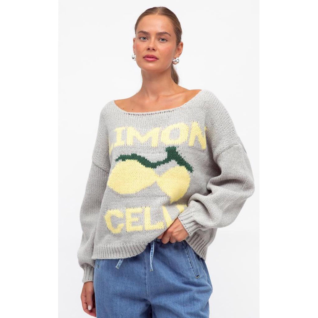 Knit Jumper Limoncello - Grey