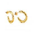 Earring C-Hoop Gold - Belle