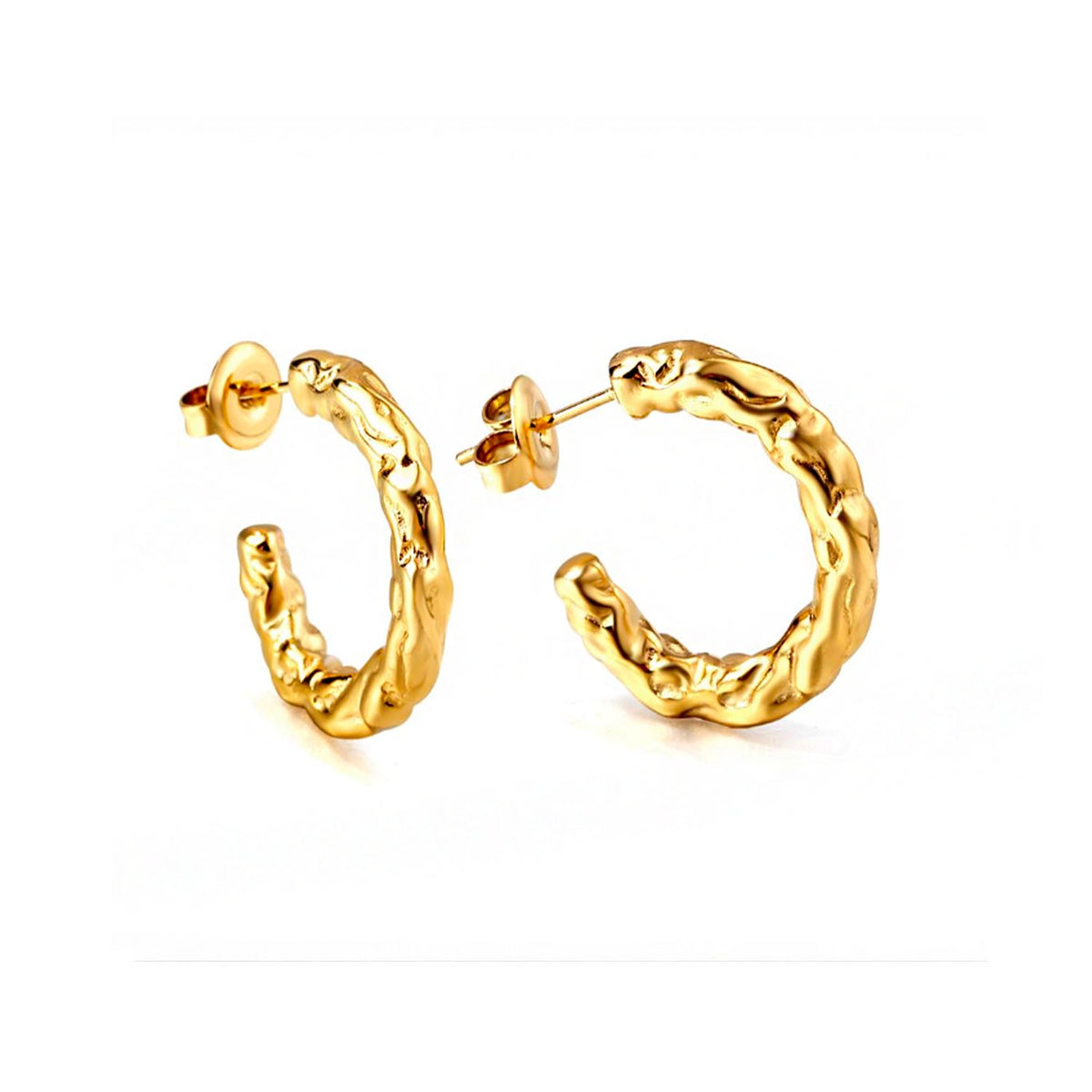 Earring C-Hoop Gold - Belle