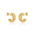 Earring C-Hoop Gold - Mae