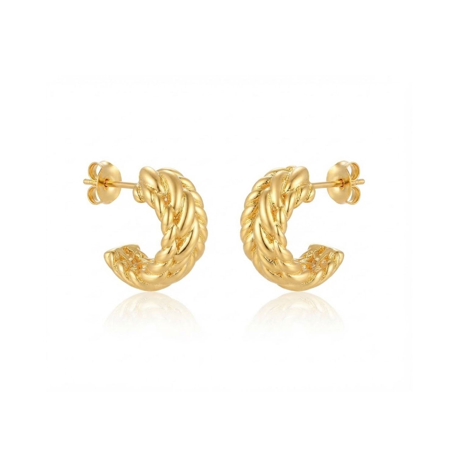 Earring C-Hoop Gold - Mae