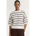Knit Tee - Pillar Stripe