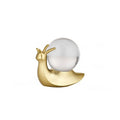 Ornament - Escargot Metal 10x9cm Gold