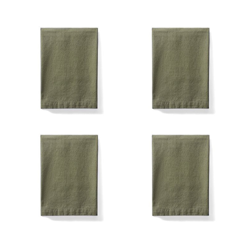 Napkins Set 4 Sorrento Liveable Linen - Green
