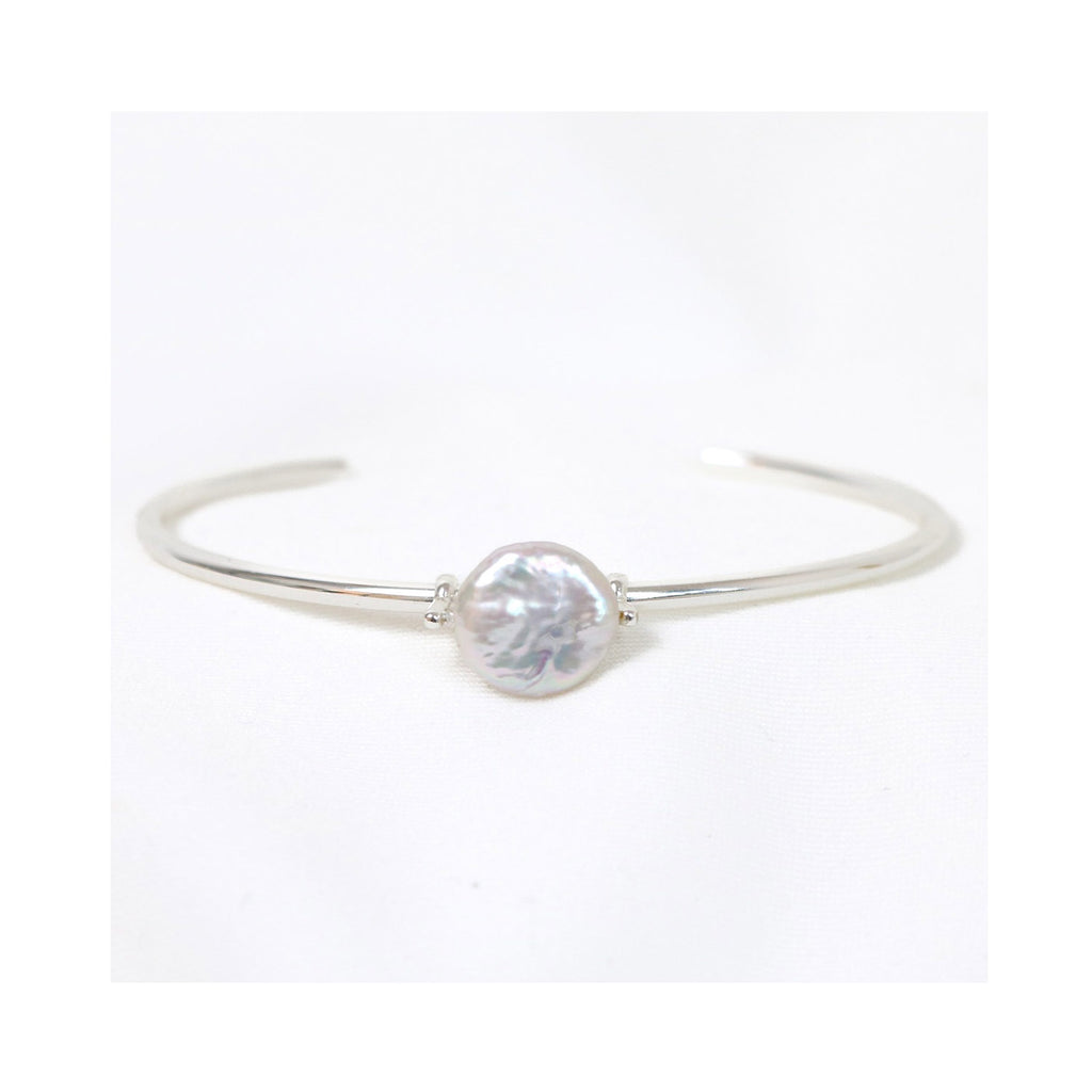 Cuff Perle Silver
