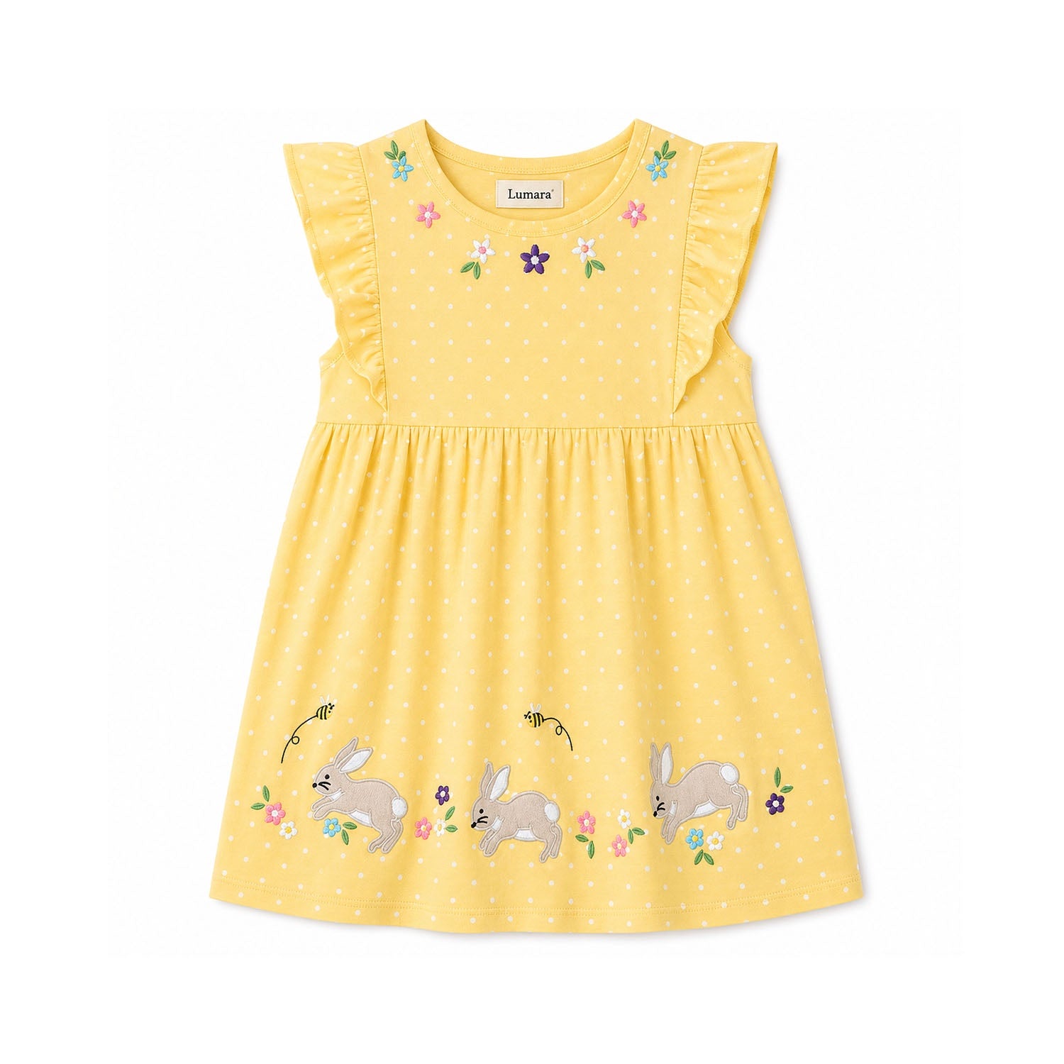 Dress Bunnies Yellow