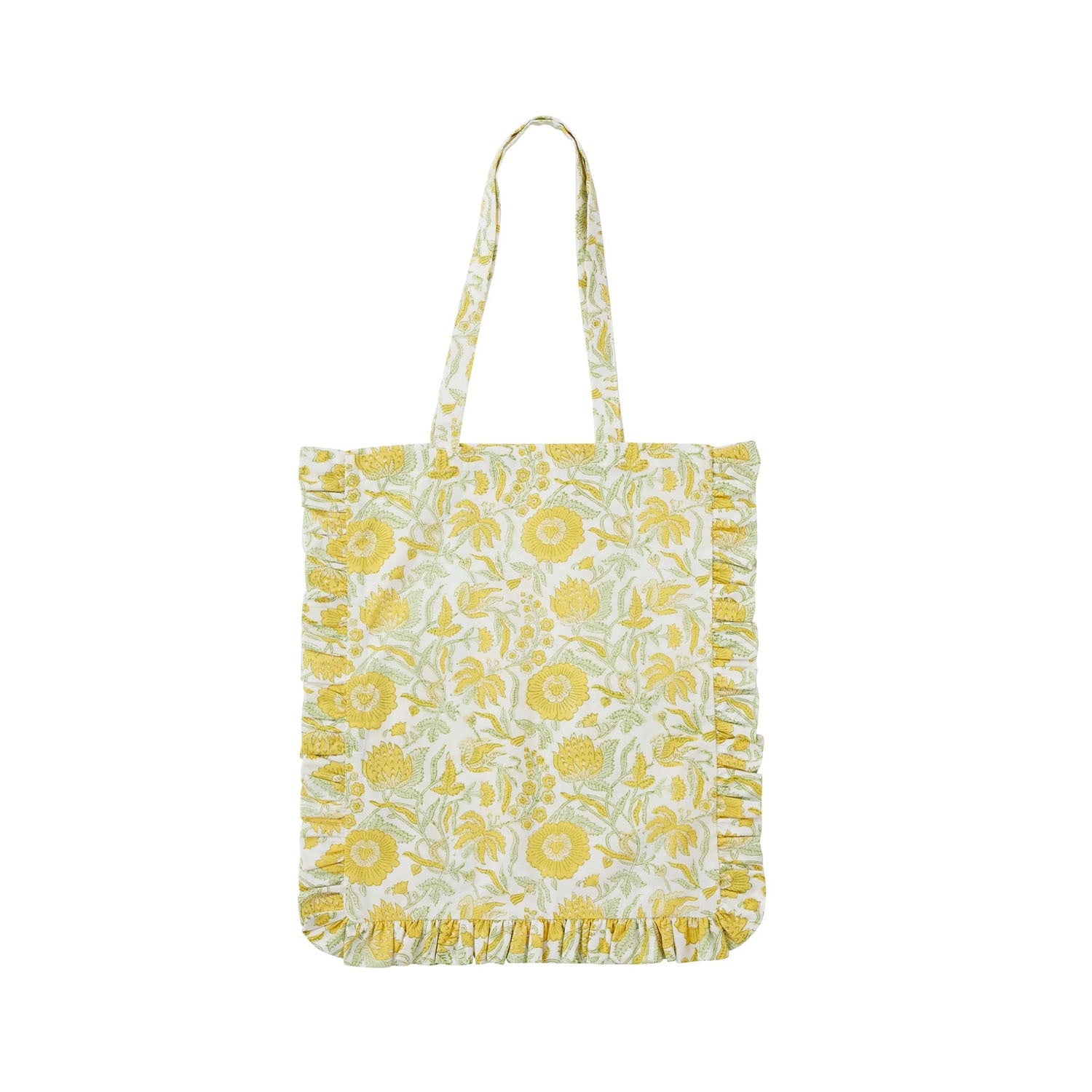 Tote Cotton Block Marigold