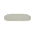 Tray Marble Rounded 18x35cm White