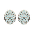 Earrings Maeve Flower - Ice Blue