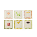 Ceramic Coaster Aperitif (6 Assorted)