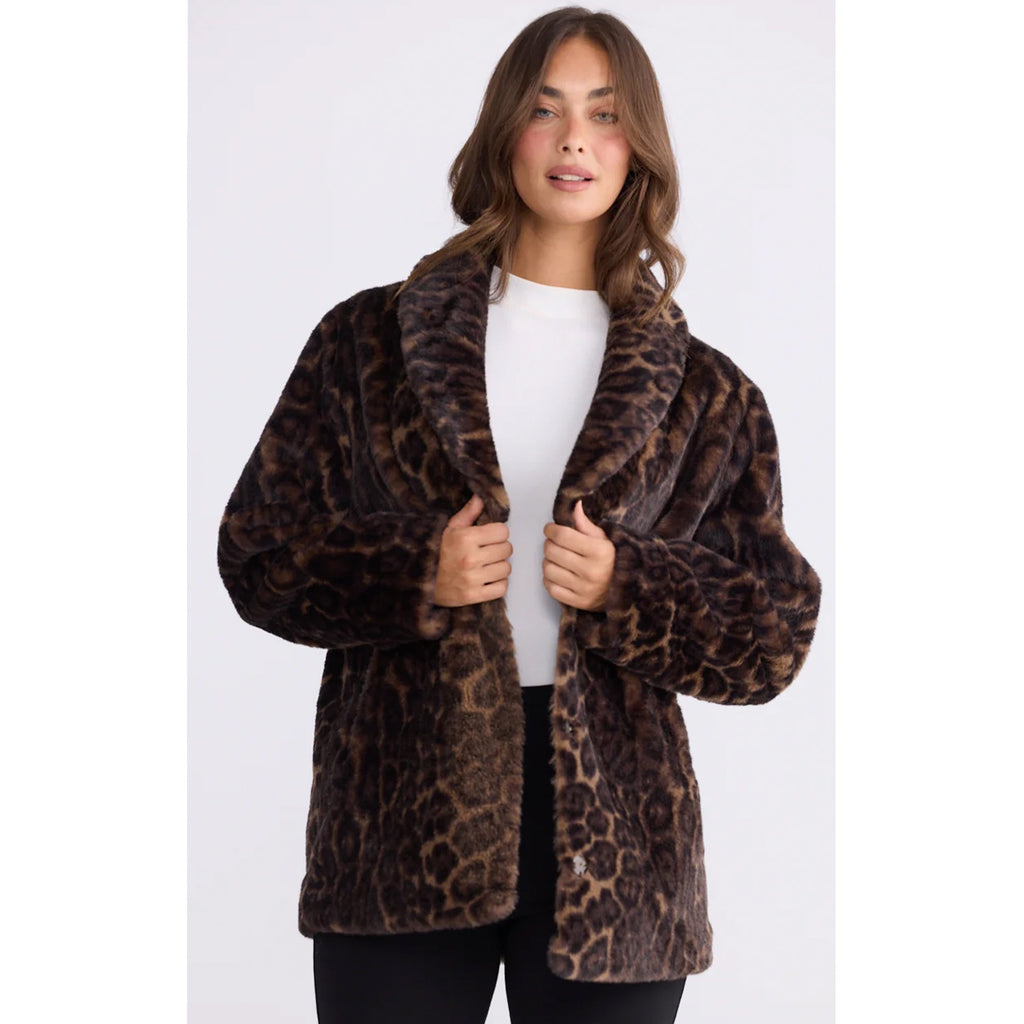 Jacket Katerina Fur - Leopard