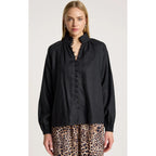 Top Bajau Button Shirt - Black