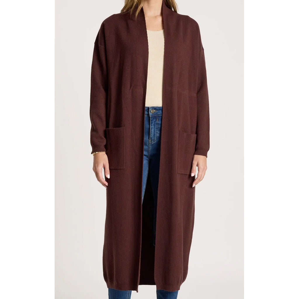 Zala Cardigan Mahogany