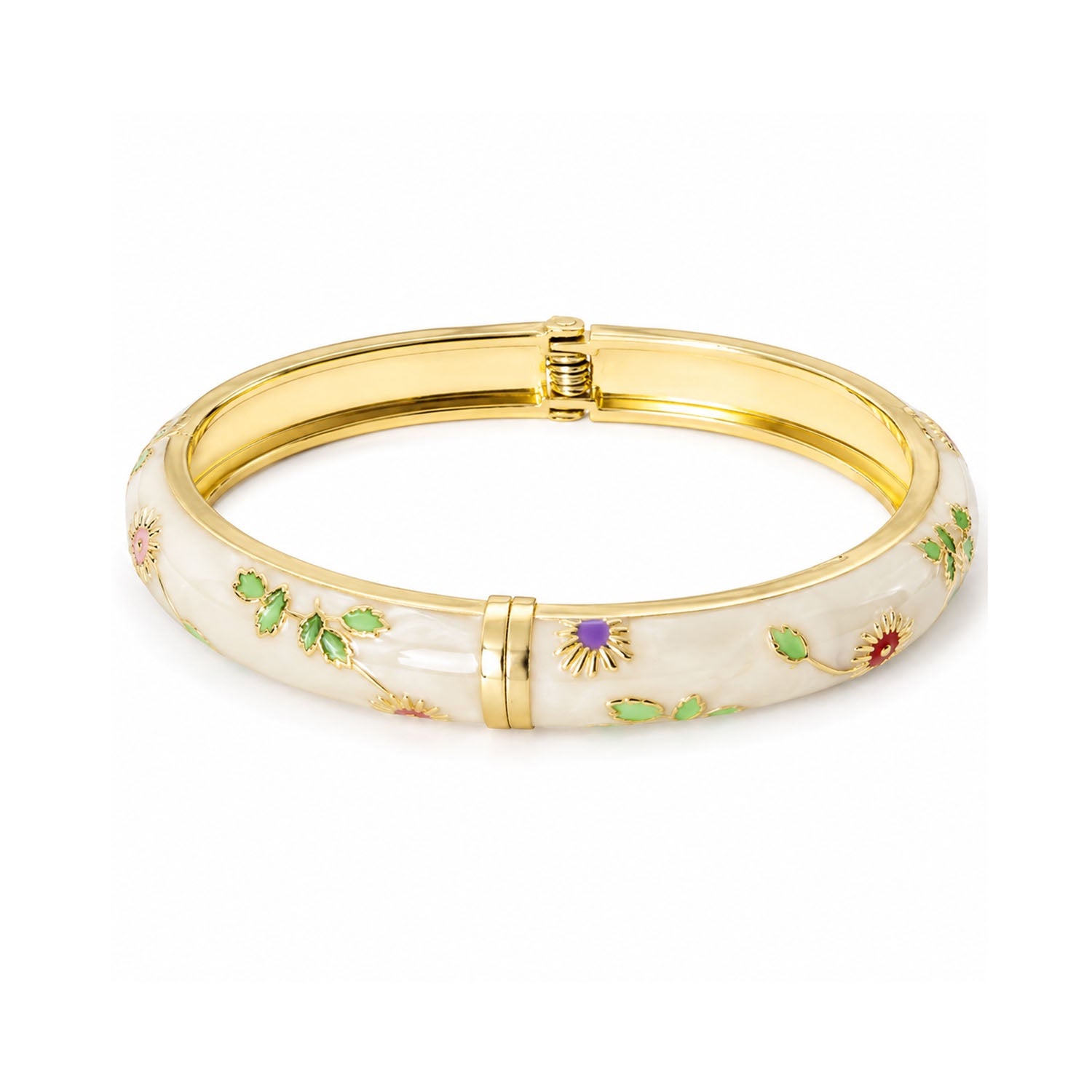Bangle Enamel - Vine Ivory