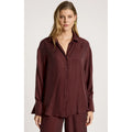 Top Calista Shirt - Mahogany