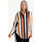 Top Homestead Shirt - Oakley Stripe