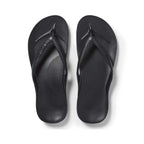 Arch Support Thongs - Black