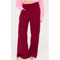 Pant Vesper Casual - Wine & Pop Pink