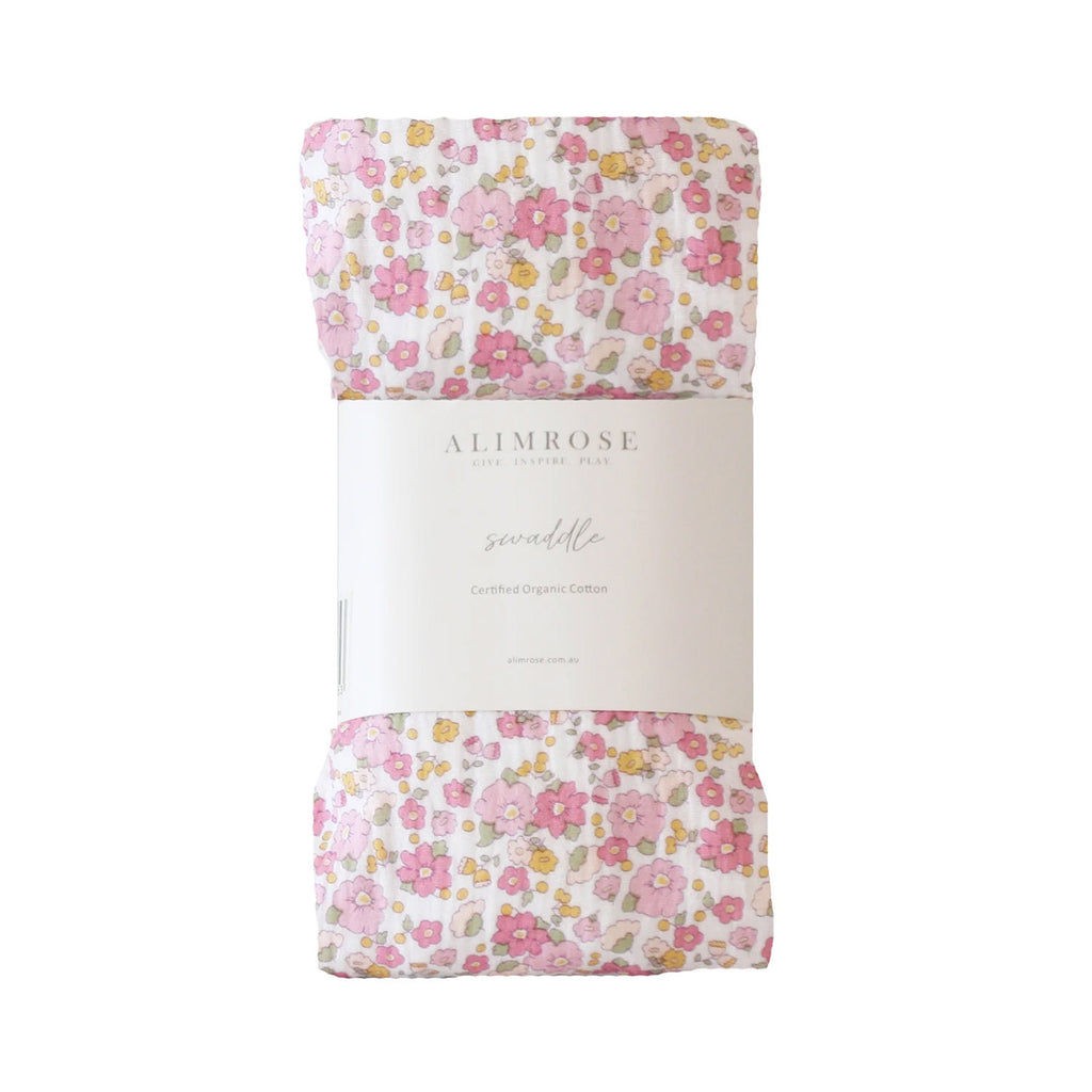 Swaddle Muslin Rose Garden