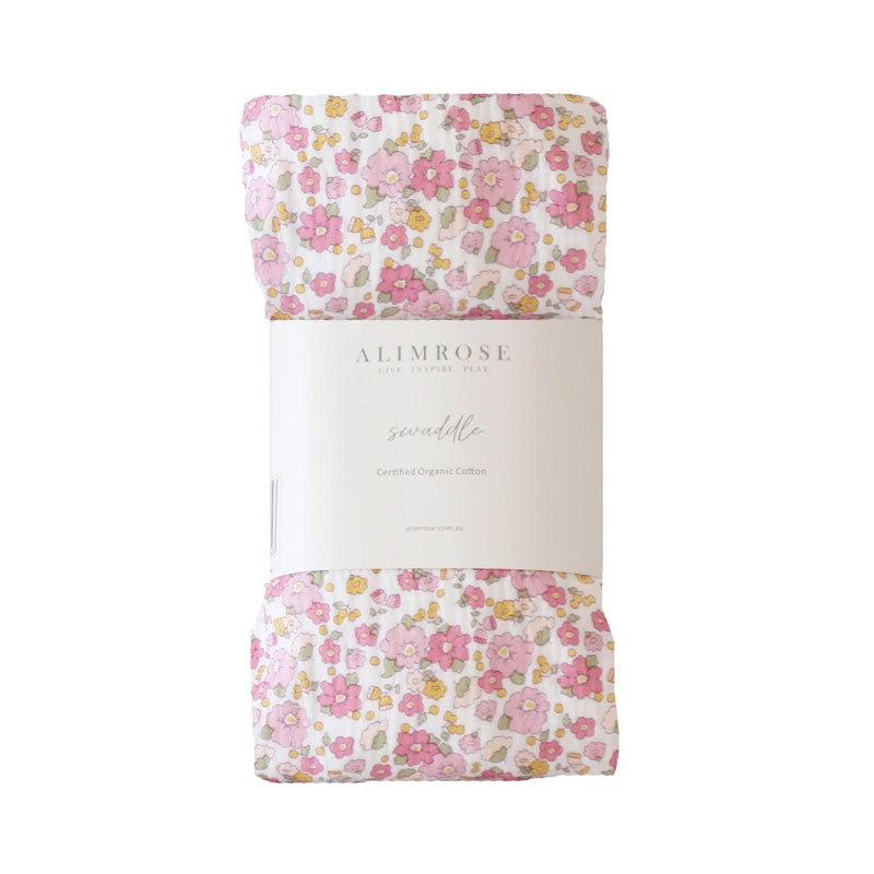 Swaddle Muslin Rose Garden