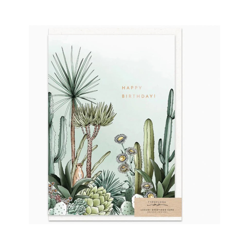Card Desert Birthday