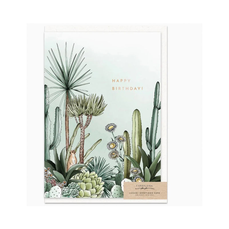 Card Desert Birthday