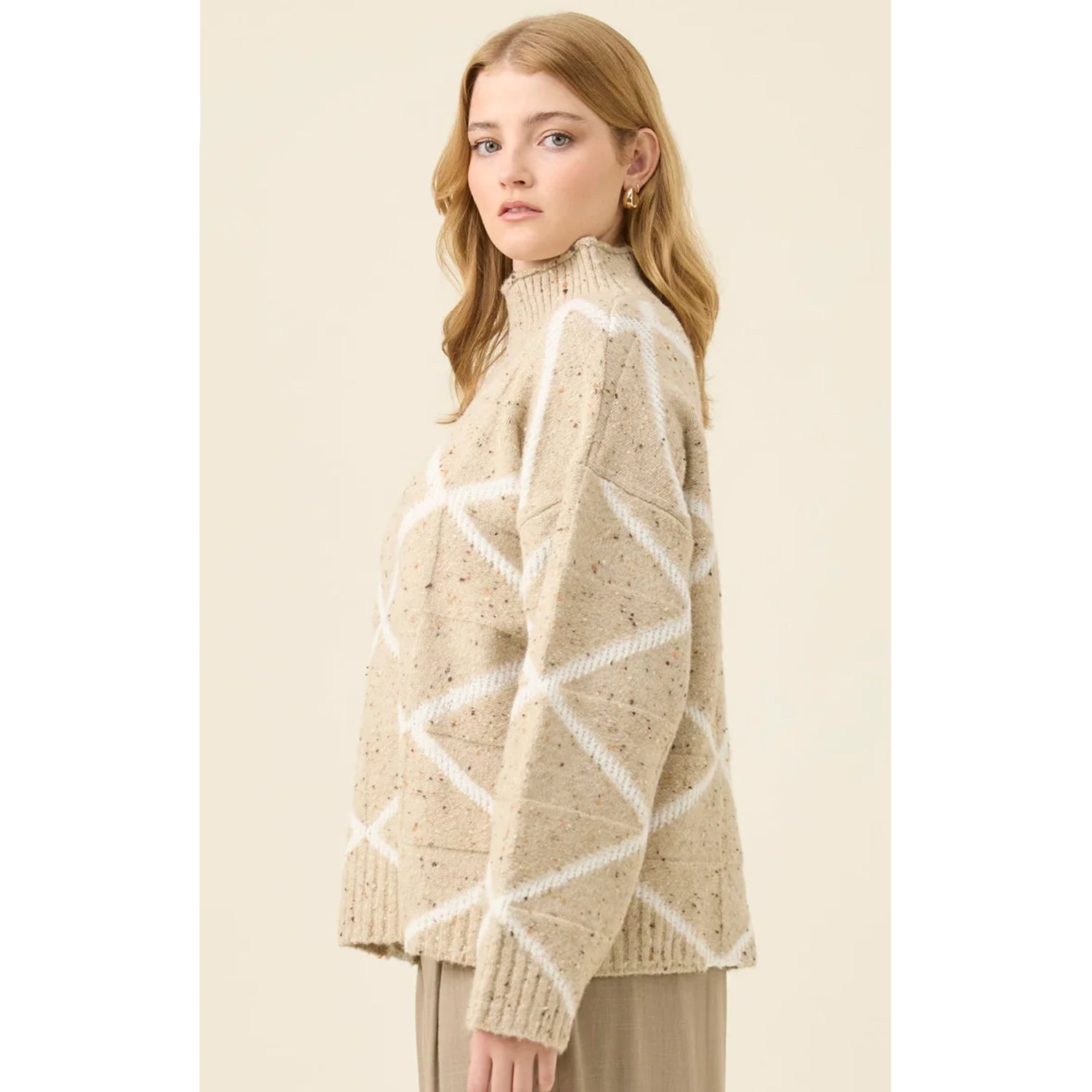 Jumper Mckenna Diamond - Stone