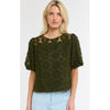 Top Ivy Embroidered - Khaki Floral
