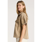 Top Bodhi Denim Shirt - Fawn