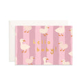 Card Mini Baby Ducks Pink