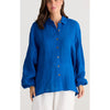 Top Cliffside Shirt - Sapphire Gauze