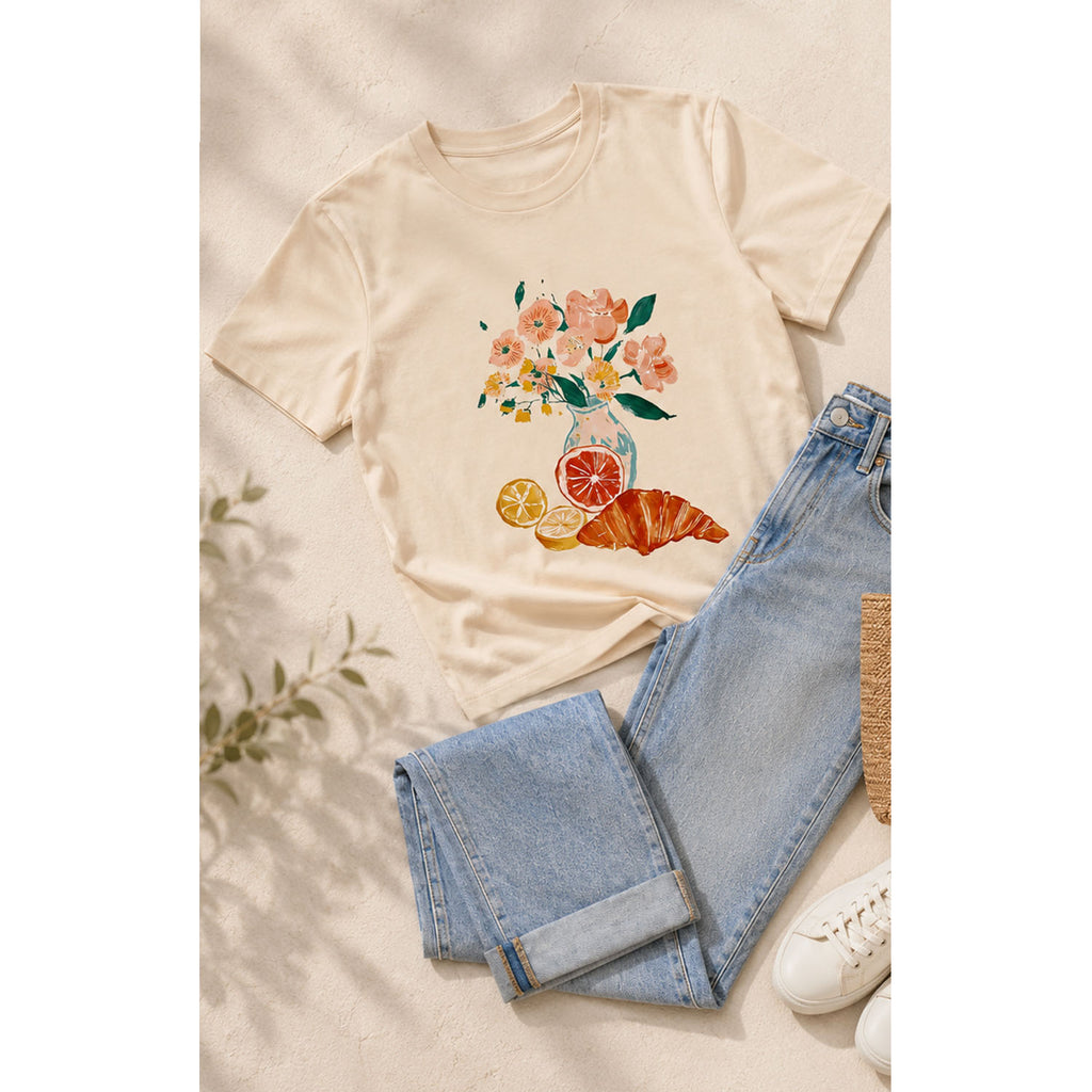 TShirt Cream - Morning Croissant