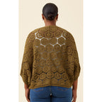 Cape Maggie Crochet - Olive