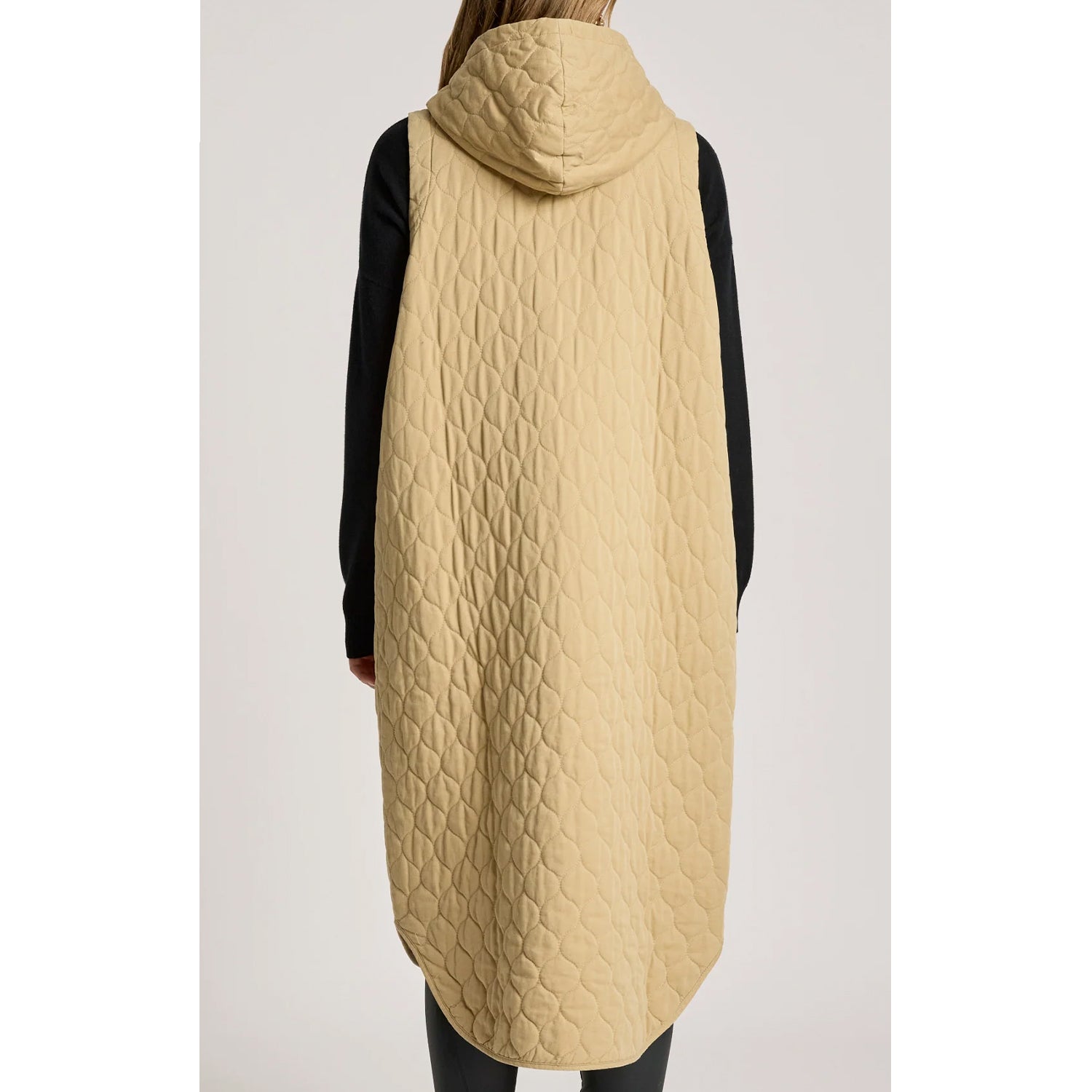 Vest - Sansi Quilted Long Vest Dune