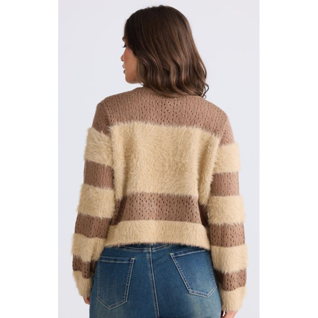 Knit Kyoko - Mocha w Taupe
