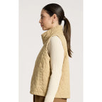 Vest - Sansi Quilted Crop Vest Dune
