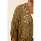 Cape Maggie Crochet - Olive