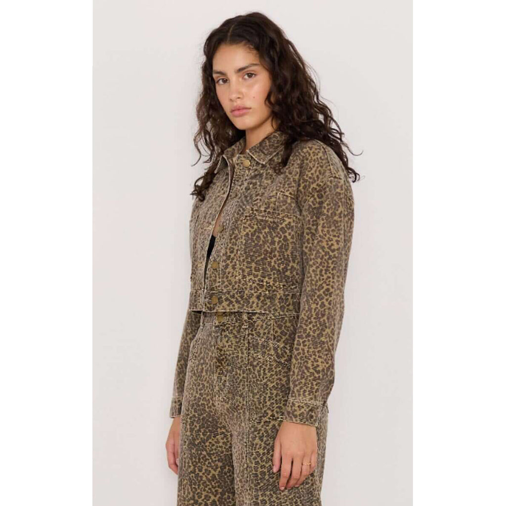Jacket Anouk Crop - Animal