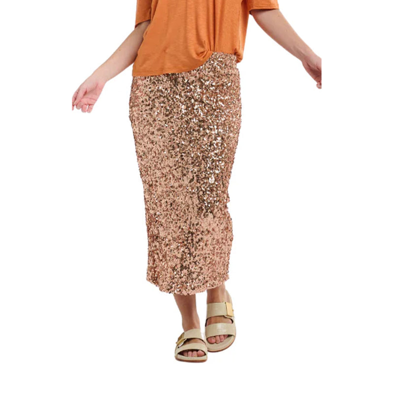 Skirt Starlet Sequin - Rose Gold