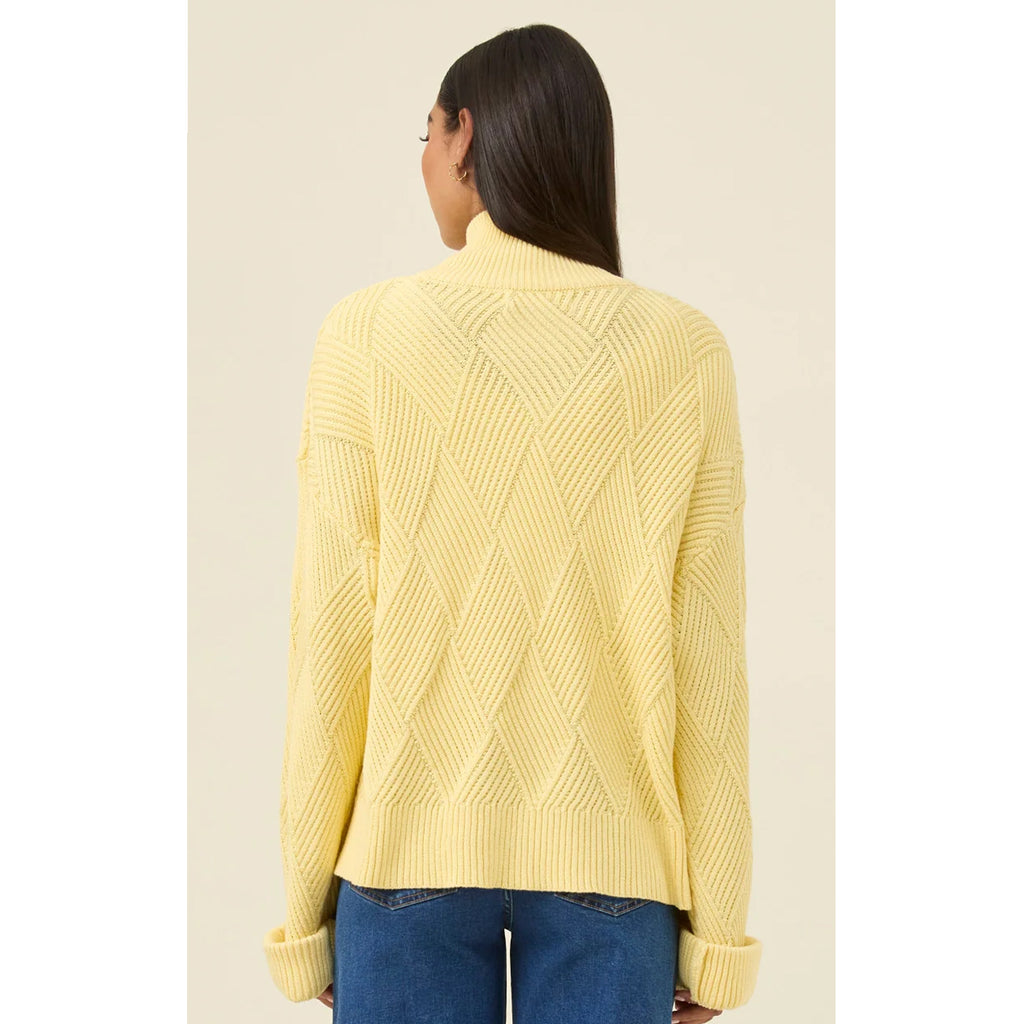 Jumper Sadie Zip - Butter