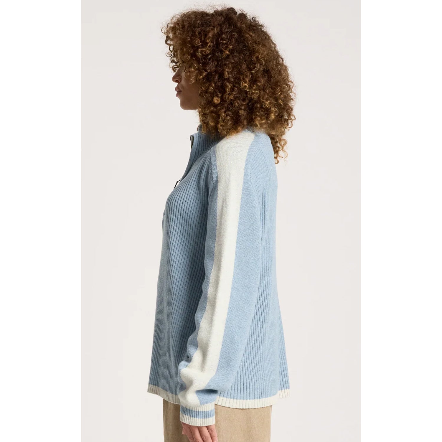 Jumper Liora Zip Lake/Bisque