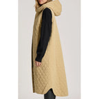 Vest - Sansi Quilted Long Vest Dune