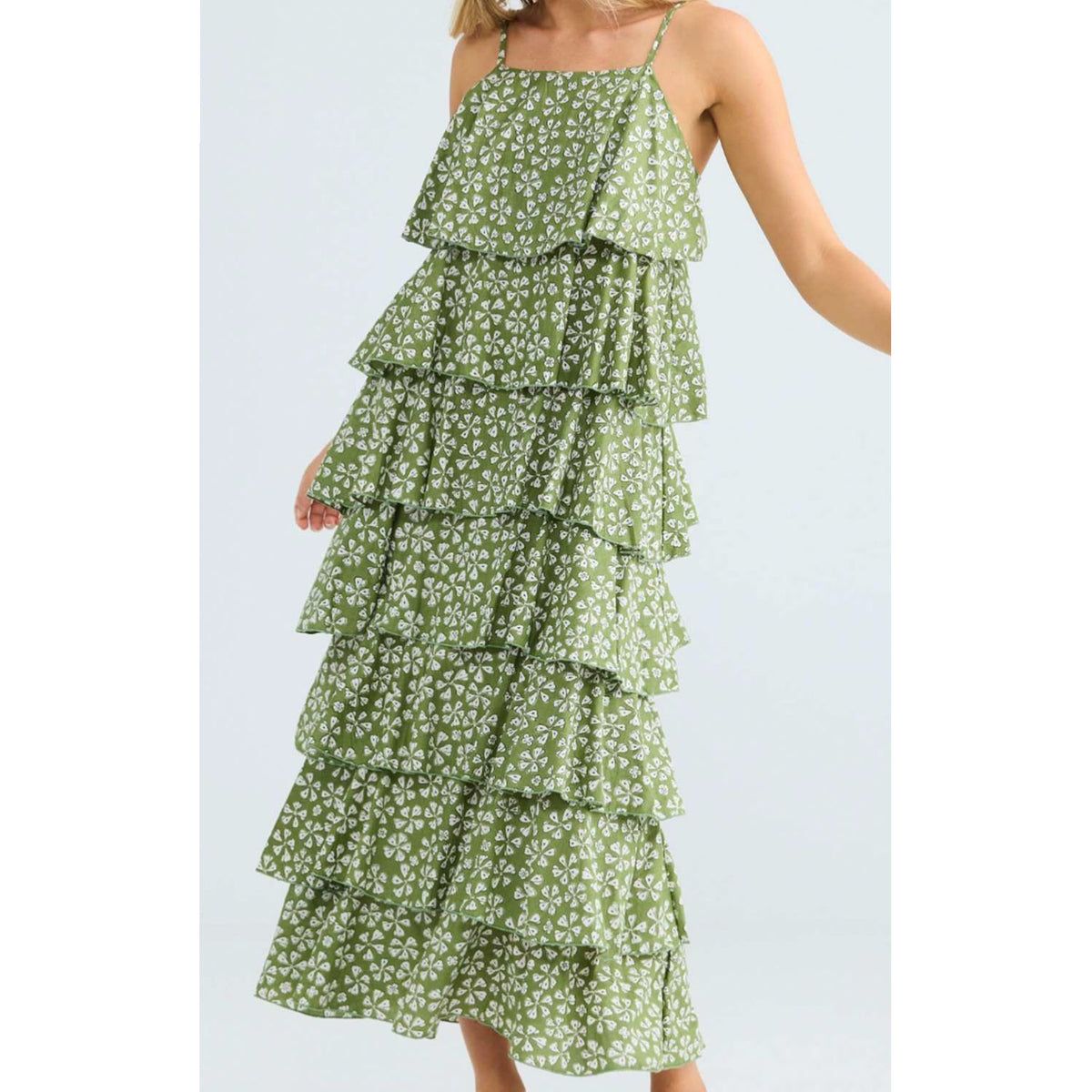 Dress Rue Maxi - Sage Petal