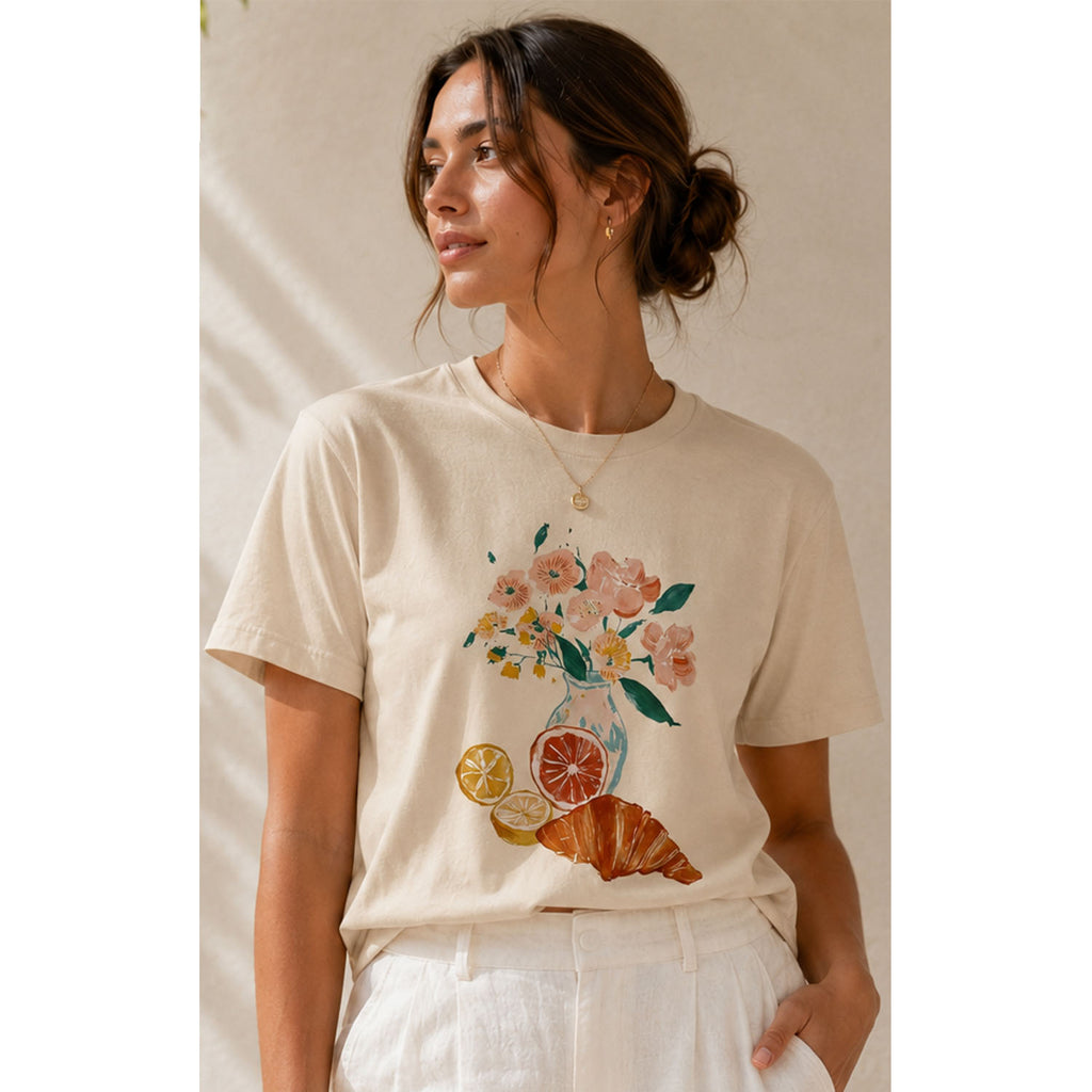 TShirt Cream - Morning Croissant