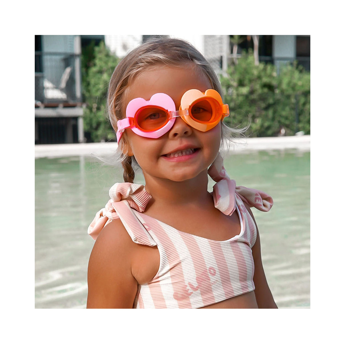 Swim Goggles Kids Poppy the Peach Multi