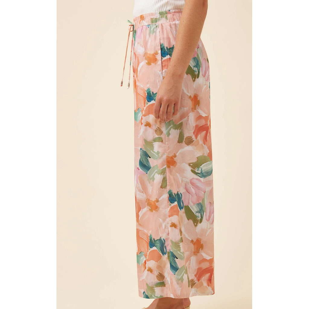 Pant Rosa - Floral