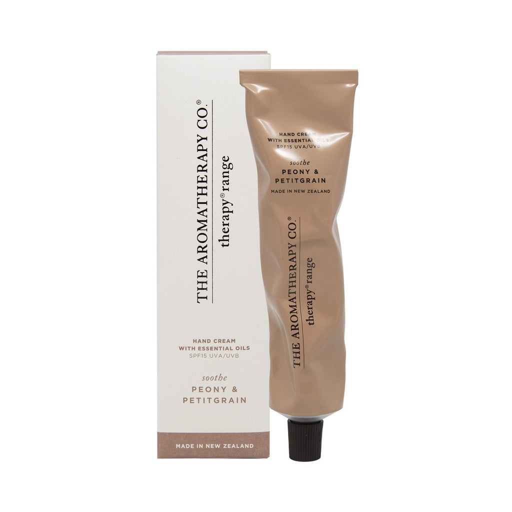 Hand Cream Therapy 15ml Soothe Peony & Petitgrain