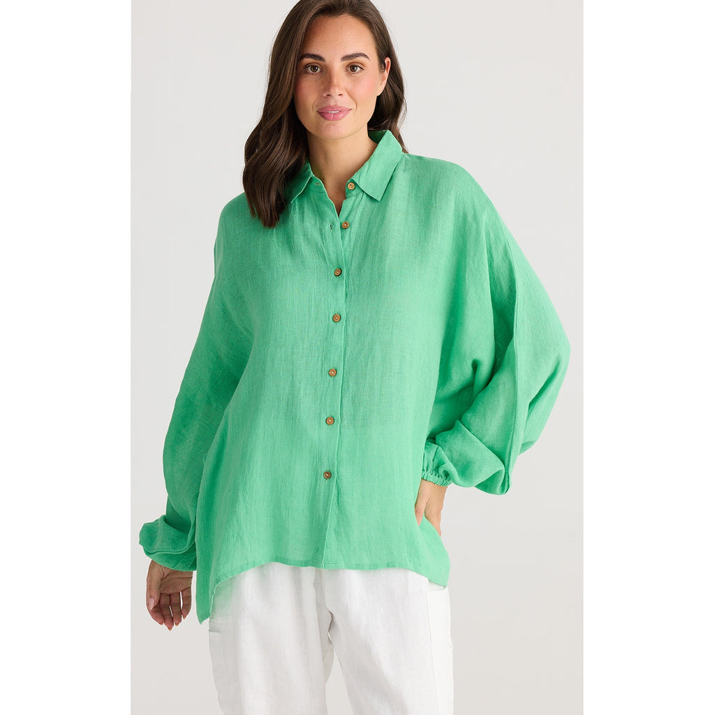 Top Cliffside Shirt - Apple Gauze