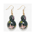 Earring Enamel Rin - Green