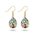 Earring Enamel Hana - Black